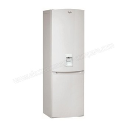 Whirlpool WBE3411 A+W AQUA Fridge/freezer combination Programdiagram | Manualzz
