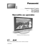 Panasonic TH37PA30A Operating instructions