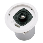 Telex EVID Ceiling Speaker Systems Speaker Installation and Operation Manual
