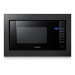 Samsung FG87SUB Microondas Empotrable con Esmalte Cer&aacute;mico, 23 L Manual de usuario