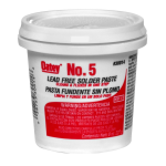 OATEY 300142 No. 5 8 oz. Lead-Free Water Soluble Solder Flux Paste Specification