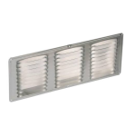 Air Vent 84228 4-in x 16-in Brown Aluminum Soffit Vent Installation guide