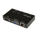 StarTech.com ST1214T 4 Port VGA Over CAT5 Video Extender Datasheet