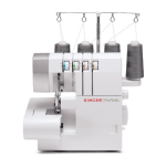 Singer 14SH 744, 754, 14CG 744, 754 overlock sewing machine Operator's Guide