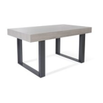 habitat et jardin Table Repas Rectangulaire "lidia" - 160 X 90 X 76 Cm - Noir/blanc 操作说明