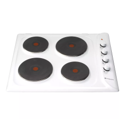Hotpoint E604.1W Hob Product Data Sheet | Manualzz