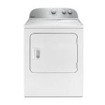 Maytag MGDX655DW 7-cu ft Gas Dryer Dimensions Guide