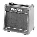 E-Gitarre, Gitarrenverst&auml;rker VINTAGER AC108 Anleitung