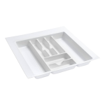 Rev-A-Shelf UT-18W-52 2.375 in. H x 21.875 in. W x 21.25 in. D Extra Large White Utility Tray Drawer Insert Guide d'installation