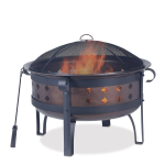 Endless Summer 34 in. W 2-Tone Steel and Brushed Copper Finish Deep Wood Burning Firebowl Owner's Manual