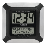 La Crosse Technology WS-8256 Atomic Digital Wall Clock Product Manual