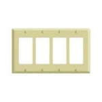 Leviton 80412-I Decora® 4-Gang Wall Plate Specification