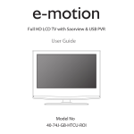 e-motion 40-74J-GB-HTCU-ROI User guide