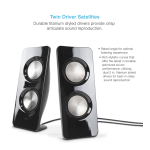 Cyber Acoustics CA-3370A Speaker Owner's Manual