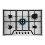 Electrolux KGS7536X Gas hob User Manual