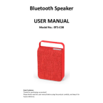 Shenzhen XinHuaMei Electronics R8HBTS-C08 BluetoothSpeaker User Manual