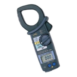 Kyoritsu 2002R AC Digital Clamp Meter Owner's Manual | Manualzz
