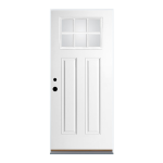 Therma-Tru Benchmark Doors TTB641374SOS Varissa 64-in x 80-in Fiberglass Oval Lite Left-Hand Inswing Graphite Painted Prehung Single Front Door Installation Manual