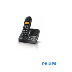 Philips Draadloze telefoon met antwoordapparaat SE4452S/22 Gebruiksaanwijzing