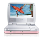 Philips Portable DVD Player PET721D/79 Quick start guide