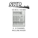 SKP Pro Audio VZ-40 A User Manual