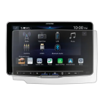 Alpine KAE-HF9DA Anti-Reflective Screen Protector Instructions