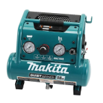 Makita MAC320Q Quiet Series 1-1/2 HP, 3 Gallon, Oil-Free, Electric Air Compressor Instruction Manual