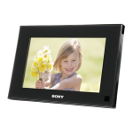 Sony DPF-D70 7" Digital Photo Frame; Black Installation guide
