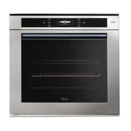 Whirlpool AKZM 838/IX Oven Таблица программ | Manualzz