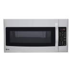 LG LMVH1711ST 1.7-cu ft Over-the-Range Convection Microwave Use and care guide