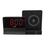 Caliber HCG012QI-BT Stereo alarm clock radio Owner's Manual