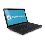 HP G62-b00 Notebook PC series מדריך למשתמש