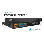 QSC Core 110f Guide de démarrage rapide