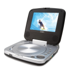 COBY electronic Portable DVD Player TFDVD5605 Instruction manual