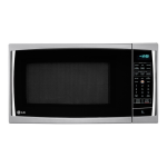 LG LCRT1510SV Microwave Owner's manual