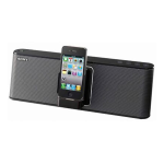 Sony RDP-M15iP RDP-M15iP Portable dock speaker for iPod / iPhone Operating Instructions