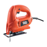 Black &amp; Decker KS603E Jigsaw Instruction manual