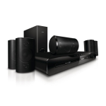 Philips 5.1 Home theater HTS5561/51 User manual