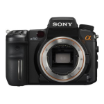 Sony DSLR-A700 Instrucciones de operaci&oacute;n