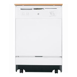 GE Convertible Portable Dishwasher in White, 64 dBA Installation instructions