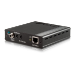 Cyp PU-607BD-RX HDMI over Single CAT5e/6/7 HDBaseT&trade; - Bi-directional PoC Receiver (full 5-Play&trade; &amp; Single LAN up to 100m) Operation Manual