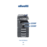 Olivetti d-Copia 4200MF and 5200MF Anv&auml;ndarmanual