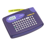 Manual de usuario Casio KL-60 - Rotuladora de etiquetas