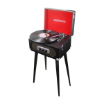 Magnavox MD708 Stereo Suitcase Turntable System with Stand Owner's manual
