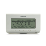 Fantini Cosmi Intellicomfort CH150RF Radio frequency weekly programmable thermostat Data Sheet