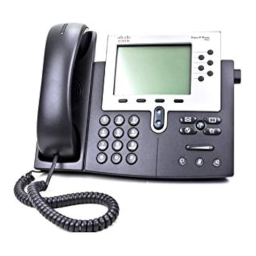 Cisco IP Phones 7942G, IP Phones 7962G User Guide | Manualzz