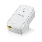 ZyXEL PLA6456 G.hn Wave 2 Powerline Pass-thru Gigabit Ethernet Adapter User's Guide