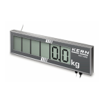 KERN KEN-TM, KET-TAM Display Unit Operating and Installation Instructions