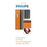 Philips SBA3000/00 Altoparlanti portatili MP3 Scheda tecnica del prodotto