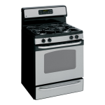 GE J2BP85SELSS 30&quot; Free-Standing Dual Fuel Range Operating instructions